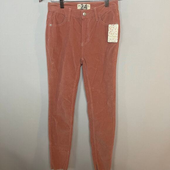 Free People corduroy pants Size 24 NWT - Picture 2 of 9